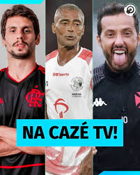 📺 A CazéTV contratou Romário, Nenê e Rodrigo Caio para a Copa: Romário  será setorista do Brasil com os outros dois comentaristas. Ricardo Quaresma  cobre Portugal e Djalminha a Argentina. 📰 Folha