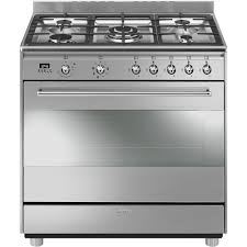 The fan assisted symbol indicates that the top and bottom element is operating along with the fan; Cookers Electic Ssa91max9 Smeg Ph