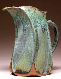 Slab Built Pitcher Beginner Pottery Slab Pottery Slab Ceramics