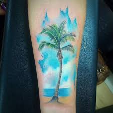 120 Best Palm Tree Tattoo Designs And Meaning Ideas Of 2019 Palmen Tattoos Handgelenk Tattoos Fur Manner Baum Tattoo Designs