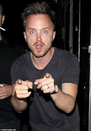 He is best known for portraying jesse pinkman in the amc series breaking bad. Aaron Paul Strikes A Silly Pose After A Night Of Partying In La And Reveals New Breaking Bad Inspired Tattoo Daily Mail Online