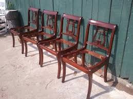 Reproduction Duncan Phyfe Lyre Back Chairs Ca 1930 Chair Home Furniture Furniture