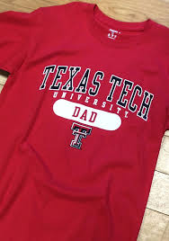 Champion Texas Tech Red Raiders Red Dad Short Sleeve T Shirt 14753535 Red Raiders Texas Tech Red Raiders Tech T Shirts