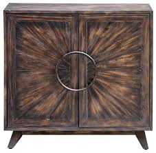 3.9 out of 5 stars 349. Mid Century Modern Sunburst Console Table Cabinet Bronze Black Circle Wood Rustic Accent Chests And Cabinets By My Swanky Home Houzz