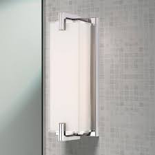 Cubism Chrome Led Bathroom Light Vertical Or Horizontal Mounting P5219 077 L Destination Lighting