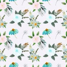 Discover more posts about floral pattern. Free Vector Floral Pattern With Purple Bows