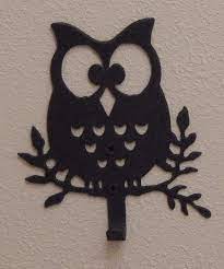 Owl Wall Hook Owl Decor Owl Gift Metal Art Owl Wall Art Owl Silhouette Owl Great Item For Any Room In The House Made In The Us Owl Wall Art Owl Wall Owl Decor