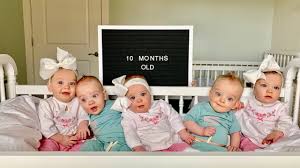 Six of the women have given birth to two girls and five boys (including a set of twins) in the last 10 weeks. Our Quints Are 10 Months Old Five Babies Five Personalties Youtube