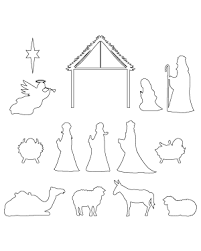 Check spelling or type a new query. Simple Nativity Scene Outline Patterns Dfx Eps Pdf Png And Svg Cut Files