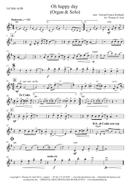 Oh Happy Day Organ Solo Digital Sheet Music Sheet Music Music