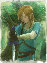 Tloz Botw The Hylian Champion Link The Master Sword Legend Of Zelda Legend Of Zelda Breath Breath Of The Wild