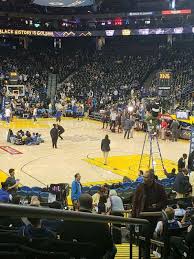 oracle arena section 109 home of golden state warriors