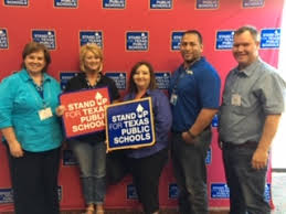 HCISD Board Members: Pam Johnson, Melissa Huffhines, Geneva Garcia, Steven  Espinosa; and Superintendent Steven Pyburn attend the annual Summer  Leadership Institute sponsored by the Texas Association of School Boards in  San Antonio,