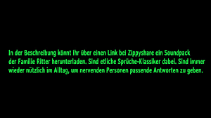 Familie Ritter Soundpack Best Of Spruche Youtube