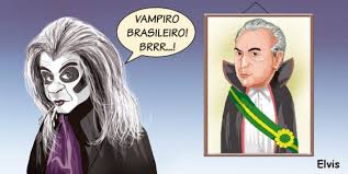 Resultado de imagem para charge do michel temer