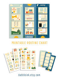 Daily Routine Chart I 48 Cards I Toddler Visual Routine I