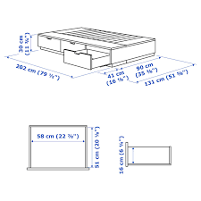 Read honest and unbiased product reviews from our users. Nordli Anthracite Bed With Storage 90x200 Cm Ikea