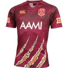Qld Maroons 2014 Men S Replica Training Jersey Nrl Megastore Nrl Maroon Rugby League
