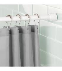 Sélection barre rideau baignoire angle mise à jour à l'instant. Barre Telescopique Pour Rideau De Douche Blanc 109 47 X 2 29 Cm