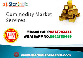 Star India Market Research Sebi Registered Investment Advisory Company In India Our Experts Provides Tradin Commodity Market Currency Market Market Research