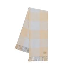 Our buffalo check baby blanket is all cotton twill fabric on the front, reversing to luxe. Dune And Light Gray Buffalo Check Throw Buffalo Check