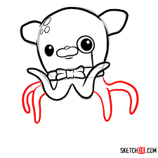 All together there are 13 vegimals. How To Draw Inkling Octopus Octonauts Sketchok Easy Drawing Guides