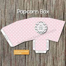 You can purchase the popcorn boxes at a local or online party shop. Ready To Pop Popcorn Box Baby Shower Bumpandbeyonddesigns