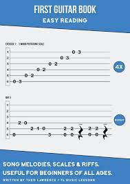 First Guitar Book Easy Reading Guitar Books Easy Guitar Songs Learn Guitar