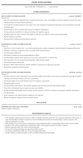 Biotechnology resume templates can be helpful because they give you access to a spellcheck program that catches the mistakes you miss. Regulatory Affairs Manager Resume Sample Mintresume