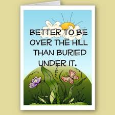 Over The Hill Birthday Card Zazzle Com In 2021 Funny Birthday Cards Birthday Cards Over The Hill