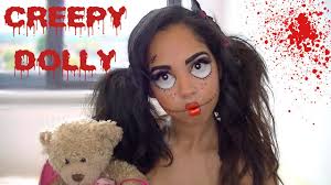 creepy doll makeup tutorial
