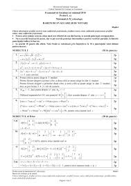 Maybe you would like to learn more about one of these? Bacalaureat 2018 Model De Subiect Matematica Filiera Tehnologica Bacalaureat