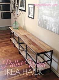 Pallet Wood Entertainment Center Wood Entertainment Center Ikea Vittsjo Home Diy