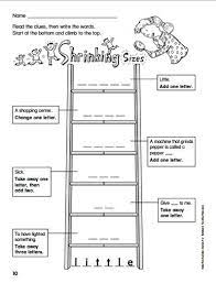 This is also a good way to build logic and reasoning skills, as she'll use the clues to help her figure out each word. Printable Word Ladders For Elementary Students Great For Extra Time During La Or Free Time Word Ladders Words Reading Intervention
