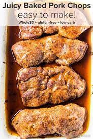 Juicy Baked Pork Chops Super Easy Recipe Recipe Pork Chop Recipes Baked Boneless Pork Chop Recipes Baked Pork Chops