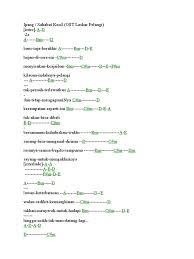 Chord mengapa hatimu berduri lagu ipank slow rock, lagu ciptaan sultan, bergenre slow rock. Lirik Dan Kunci Gitar Pdf Hiburan Umum Rekreasi