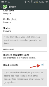 Then, tap advanced and enable the read receipts option, which will tell you when the person you're texting opens the message. Learn How To Disable Whatsapp S Infamous Double Blue Ticks In Ios And Android