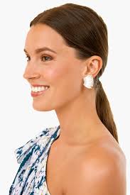 Exclusive White Micro Madeline Earrings