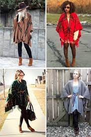 Diy Blanket Poncho Moda Hecha Por Ti Moldes De Ropa Moda