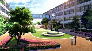 School Court Yard Episode Interactive Backgrounds Anime Scenery Anime Background