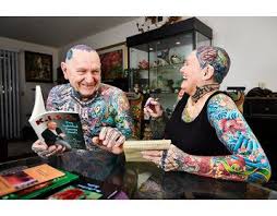 He began by having a full collection of colourful designs from around the world tattooed over his entire body. Senior Couple Breaks World Record For Most Tattoos On The Body Huffpost