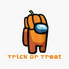 Among Us Crewmate Halloween Edition Among Us Game Glossy Sticker By Nostylistxd In 2020 Cute Fall Wallpaper Cute Patterns Wallpaper Halloween Icons