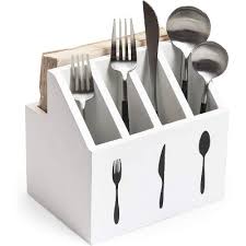 The acrylic silverware tray drawer has slots to fit specific utensils so you can keep your cutlery organized in your kitchen drawer. Flatware Holder Target