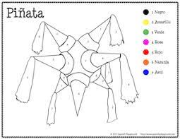 Spanish Christmas Color By Number Spanish Playground Spanish Christmas Spanish Colors Spanish Lessons For Kids
