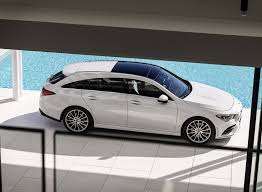 2020 Mercedes Benz Cla Shooting Brake Amg Line Color Digital White Side Wallpapers 77 Newcarcars