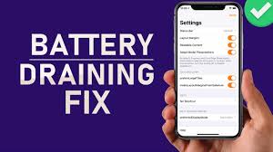 Iphone Ipad Fast Battery Drain Fix Youtube