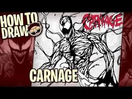 To my surprising i actually did enjoy drawing this and i made sure to add every detail i could add. How To Draw Carnage Classic Comic Version Narrated Easy Step By Step Tutorial Ø¯ÛŒØ¯Ø¦Ùˆ Dideo