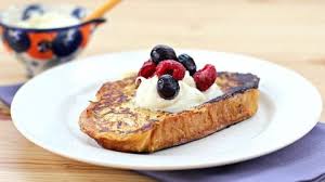 Challah Bread French Toast With Lemon Mascarpone Eat Drink Love