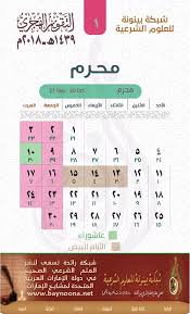 عن أبي هريرة رضي الله عنه قال: Ø§Ù„ØªÙ‚ÙˆÙŠÙ… Ø§Ù„Ù‡Ø¬Ø±ÙŠ Ù¡Ù¤Ù£Ù© Ù‡Ù€ Ù¢Ù Ù¡Ù¨ Ù… Ù¡ Ø´Ù‡Ø± Ù…Ø­Ø±Ù… Ø´Ø¨ÙƒØ© Ø¨ÙŠÙ†ÙˆÙ†Ø© Ù„Ù„Ø¹Ù„ÙˆÙ… Ø§Ù„Ø´Ø±Ø¹ÙŠØ©