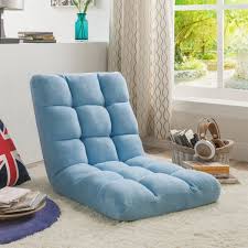 Soft Foldable Reclining Floor Chair Floor Chair Recliner Chair Comfy Seating
